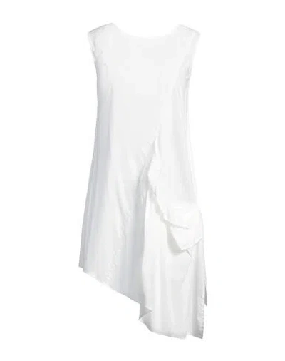 Y's Yohji Yamamoto Woman Mini Dress White Size 2 Cotton