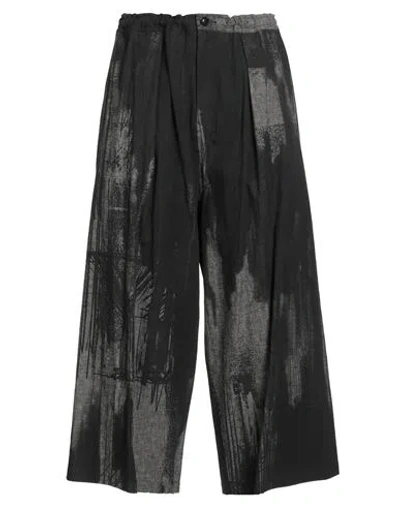 Y's Yohji Yamamoto Woman Pants Black Size 2 Linen, Cotton