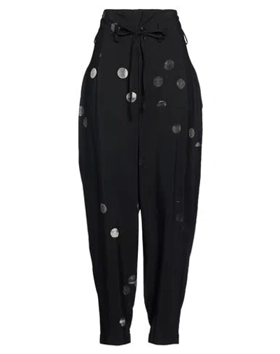 Y's Yohji Yamamoto Woman Pants Black Size 2 Rayon, Cupro