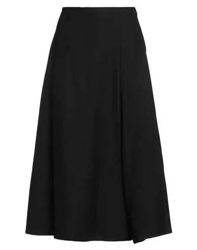 Y's Yohji Yamamoto Woman Pants Black Size 2 Rayon, Wool In Blue
