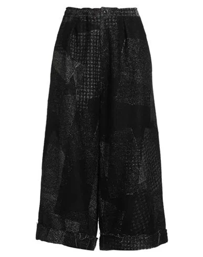 Y's Yohji Yamamoto Woman Pants Black Size 2 Wool, Cotton, Acrylic, Nylon
