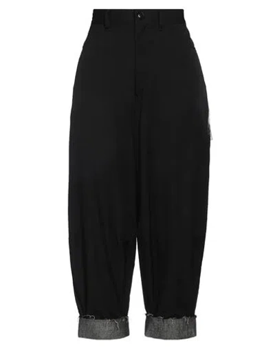 Y's Yohji Yamamoto Woman Pants Black Size 2 Wool, Linen