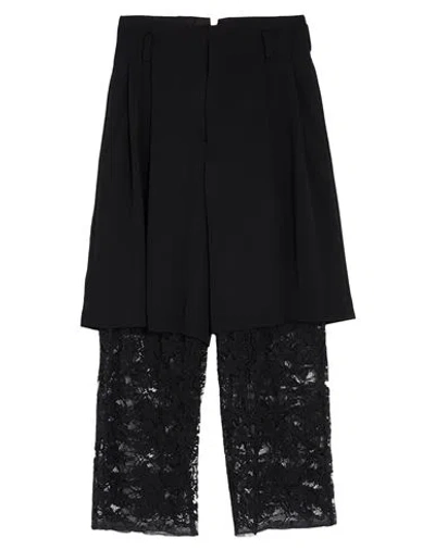 Y's Yohji Yamamoto Woman Pants Black Size 2 Wool, Polyester, Cotton, Rayon