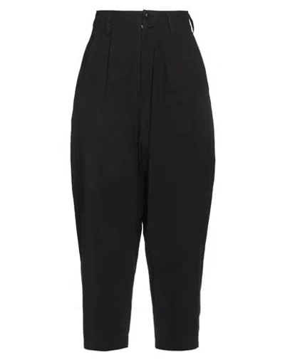 Y's Yohji Yamamoto Woman Pants Black Size 3 Cotton, Linen
