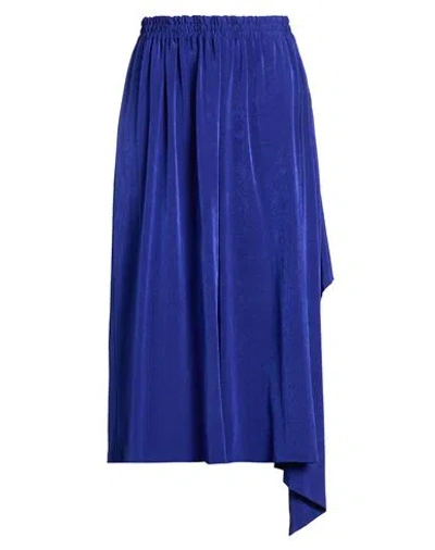 Y's Yohji Yamamoto Woman Pants Blue Size 2 Triacetate, Polyester