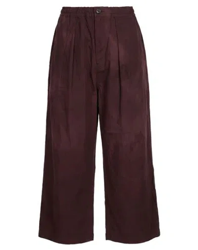 Y's Yohji Yamamoto Woman Pants Burgundy Size 1 Cotton, Wool In Red