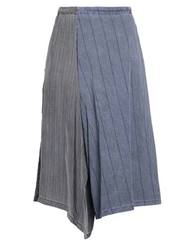 Y's Yohji Yamamoto Woman Pants Grey Size 2 Cotton, Cupro In Blue