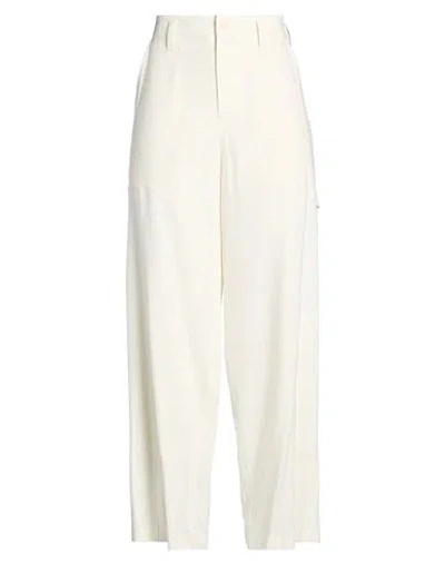 Y's Yohji Yamamoto Woman Pants Ivory Size 2 Rayon, Linen In White
