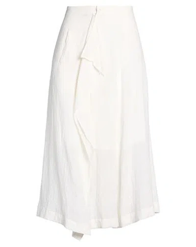 Y's Yohji Yamamoto Woman Pants Ivory Size 3 Linen In White