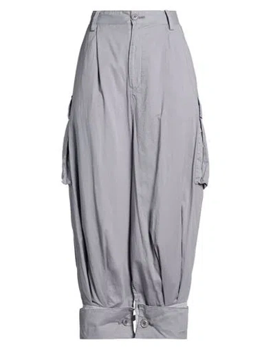 Y's Yohji Yamamoto Woman Pants Light Grey Size 2 Cotton In Gray