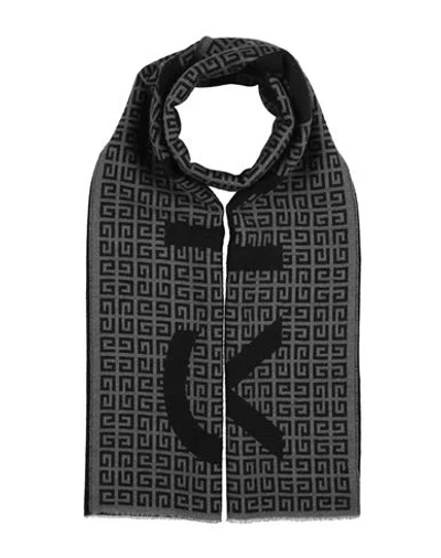 Y's Yohji Yamamoto Woman Scarf Black Size S Cotton, Wool, Nylon, Polyurethane