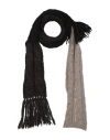 Y's Yohji Yamamoto Woman Scarf Black Size S Wool, Mohair Wool, Nylon In Black