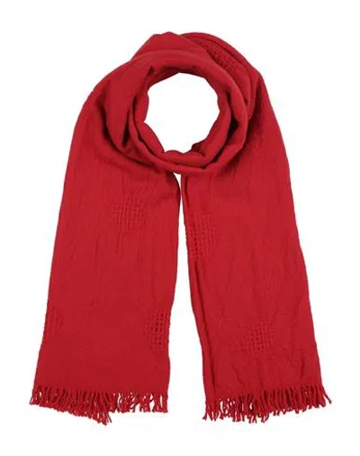 Y's Yohji Yamamoto Woman Scarf Red Size - Wool