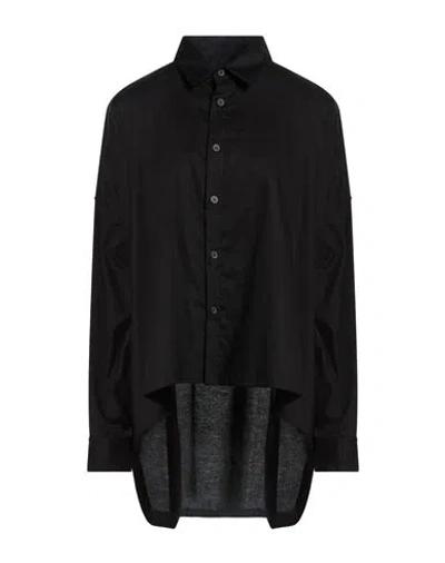 Y's Yohji Yamamoto Woman Shirt Black Size 2 Cotton