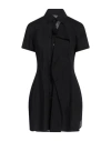 Y's Yohji Yamamoto Woman Shirt Black Size 3 Rayon, Linen