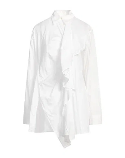 Y's Yohji Yamamoto Woman Shirt White Size 2 Cotton