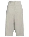 Y's Yohji Yamamoto Woman Shorts & Bermuda Shorts Light Grey Size 2 Cotton In Neutral