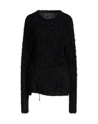 Y's Yohji Yamamoto Woman Sweater Black Size 2 Nylon, Wool