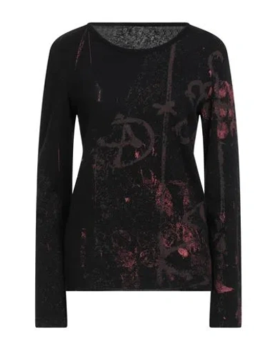 Y's Yohji Yamamoto Woman Sweater Black Size 2 Wool, Nylon