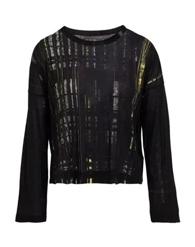 Y's Yohji Yamamoto Woman T-shirt Black Size 2 Rayon