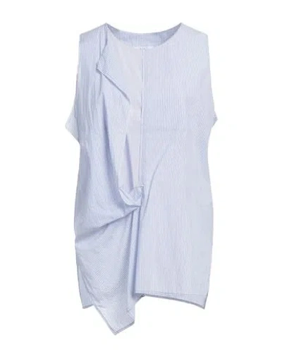 Y's Yohji Yamamoto Woman Top Light Blue Size 2 Cotton