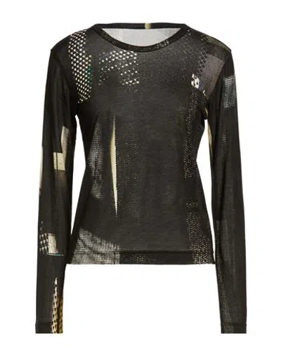 Y's Yohji Yamamoto Woman T-shirt Black Size 2 Lyocell