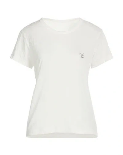 Y's Yohji Yamamoto Woman T-shirt White Size 3 Nylon