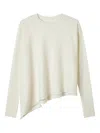 Y's Asymmetric Sweater In Neutral