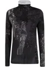 Y's High Neck Long Sleeve In Gray