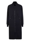 Y's Zip Pocket Coat In Black