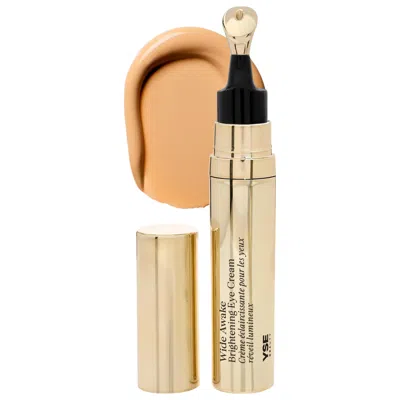 Yse Beauty Wide Awake Brightening & Depuffing Eye Cream With Vitamin C & Caffeine Sheer Honey 0.33 Oz/10 ml In Transparent