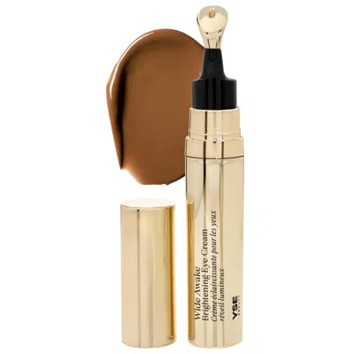 Yse Beauty Wide Awake Brightening & Depuffing Eye Cream With Vitamin C & Caffeine Sheer Mocha 0.33 Oz/10 ml In Gold