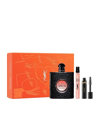 Ysl Beauty Ysl Black Opium Eau De Parfum Deluxe Fragrance Gift Set (90ml) In Multi