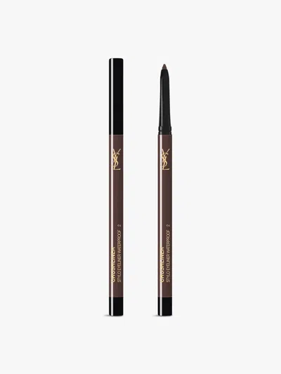 Ysl Crushliner Waterproof Eyeliner In 002