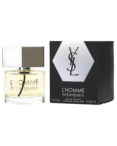 Ysl Saint Laurent Men's 2oz L'homme Edt In White