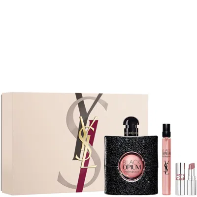 Ysl Yves Saint Laurent Black Opium Eau De Parfum 90ml + 10ml + Mini Loveshine Set