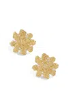 Ysso Anemone Earrings In Gold