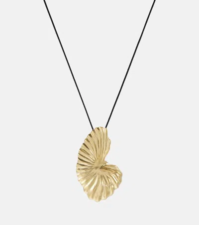 Ysso Birth Of Venus 24kt Gold-plated Pendant Necklace