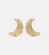 Ysso Broken Shell Gold-plated Earrings In Gold