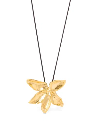 Ysso Frangipanier Necklace In Gold