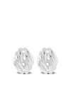 Ysso Mini Clos Stud Earrings In Silver