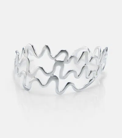 Ysso Shore Silver-plated Cuff Bracelet In Multi
