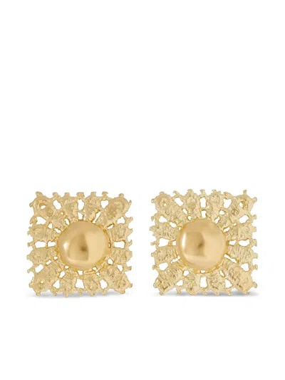 Ysso Square Stardust 耳环 In Gold