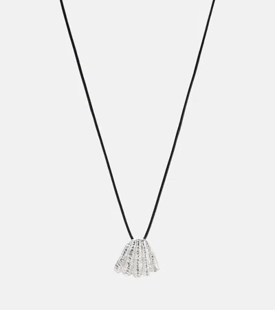 Ysso Whisper Of The Wind Pendant Necklace In Gray