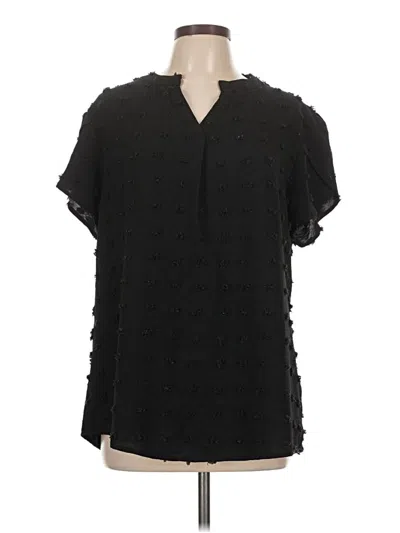 Pre-owned Ysyokow Short Sleeve Blouse In Black