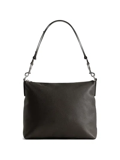 Yu Mei Braidy Leather Shoulder Bag In Black
