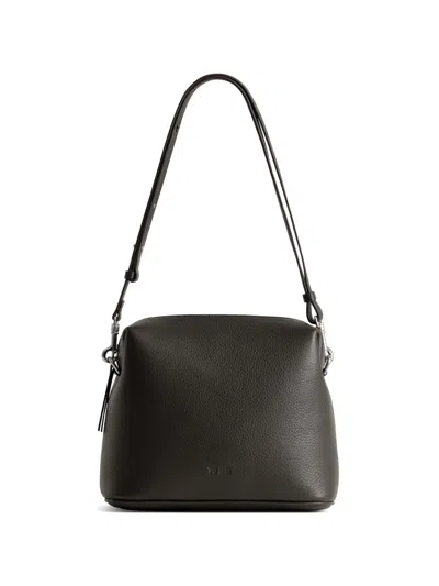 Yu Mei Ch'lita Leather Shoulder Bag In Black