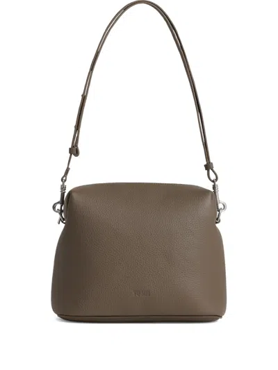 Yu Mei Ch'lita Zip-fastening Leather Cross Body Bag In Brown