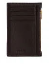 Yu Mei Frank Zip Wallet In Brown