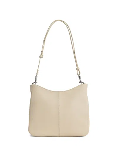 Yu Mei Joan Zip Shoulder Bag In Neutral